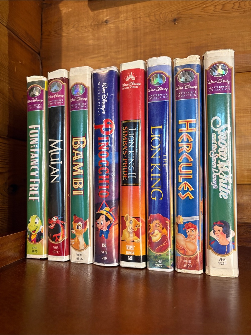 Walt Disney Masterpiece Collection’s VHS Classic Movie Night Bundle of 8